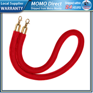 1.5M Red Barrier Rope Crowd Control Rope Red Queue Barrier Stand Posts Rope