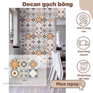 Cement Tile Decal 40x60cm - Cement Tile Decal for Kitchen, Wall Sticker - Home Decoration