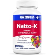 Enzymedica, Natto-K, Nattokinase Supplement, Promotes Heart Health & Circulation, 30 Count