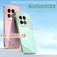 Casing For Vivo iQOO 13 5G 2024 iQOO13 iq00 Phone Case Luxury Texture Smooth Electroplated Luxury Pl