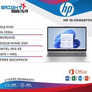 HP 15-FD0057TU/15-FD0058TU/15-FD0059TU(15.6 FHD / I5-1335U / 8GB(4X2) / 512GB NVME SSD / INTEL IRIS 