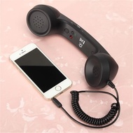 【Fashionable New Arrival】 3.5mmclassic Retro Phone Handset Mini Mic Speaker Phone Call For For For