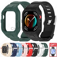 Silicone Strap with Case Cover Replacement Band for Huawei Watch Fit 3