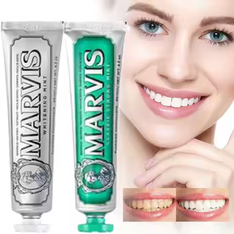 85ml Italy Original Marvis Toothpaste Whitening Mint Freshen Breath Remove Smoke Stains Toothpaste T