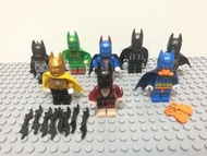 國産 蝙蝠俠 積木 人仔 七彩 8隻 Batman 非樂高 Fake Lego 二手 清屋