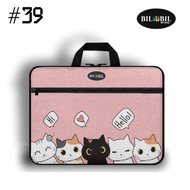 STRONG WATERPROOF LAPTOP BAG // 14 inch women's laptop bag. Socash Laptop14inch. Motif laptop bag