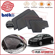 Toyota Altis 2014-2019 Breko Sun Shade High Quality Car Magnetic Sunshade [Rear Windscreen] (4 Pcs)