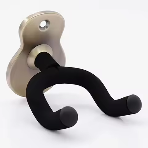 Guitar Wall Hanger Wall Mount Guitar Hook Ukulele Wall Holder Bass Guitar Hanger Metal For Home Stud