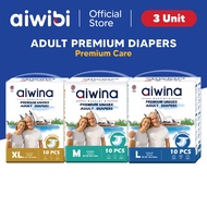 Aiwina Adult Premium Diapers Lampin Dewasa 10's (3 Pack)