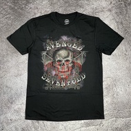 Official Avenged Sevenfold A7X Band T-Shirt - Bloody Trellis Original