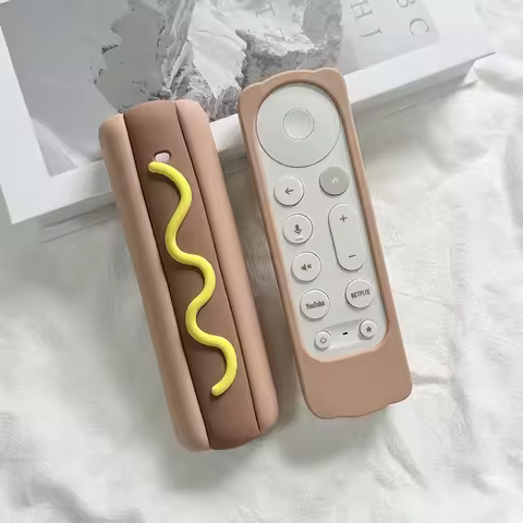 Remote Control Case Compatible For Google Chromecast TV 4K/Streamer 4K Silicone Protective Cover