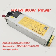 HP 360/380/388G9 Power 800W 723600-101 720479-B21 DPS-800AB-11A