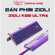 ZIDLI K68 Ultra Magnetic Switch Wired Mechanical Keyboard – 68 Key Layout – Aluminum Frame – RGB – U