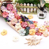 SAMM 50PCS Artificial Daisy Flower Head 4.5CM Wedding Favor Headdress Material Party Supplies