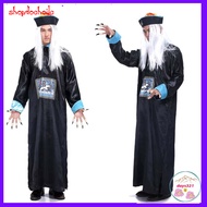Ghost Cosplay Costume Judge Ghost Cosplay Costume Set for Halloween Festival