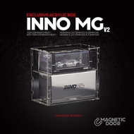 INNO MG V2 KOTAK ACRYLIC Mini GT Acrylic Display Box for 1:64 Diecast Car Model Display( INNO64 POPR