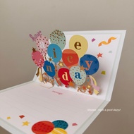 3D Greeting Card For All Occasions Gold Foil Print With Envelope (C 25)