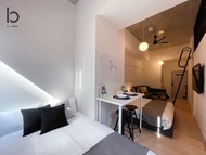Pangsapuri 37 m² dengan 1 bilik tidur dan 1 bilik mandi peribadi di Hiroshima (b hotel Neko Yard | L
