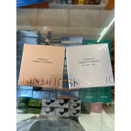 SKINTIFIC COVER ALL PERFECT CUSHION UV SPF 35 PA+++ FOUNDATION & FLAWLESS SKINTIFIC CUSHION POWDER/ 