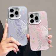 INS Advanced feeling Butterfly Hollow - IMD Phone Case Suitable for OPPO A3S A12/A7/A11k A15/A15s A1
