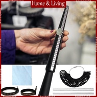 AOTO 3 4 6 7Pcs Rings Sizer Measuring Tool Rings Mandrel Measurement Size Metal Rings