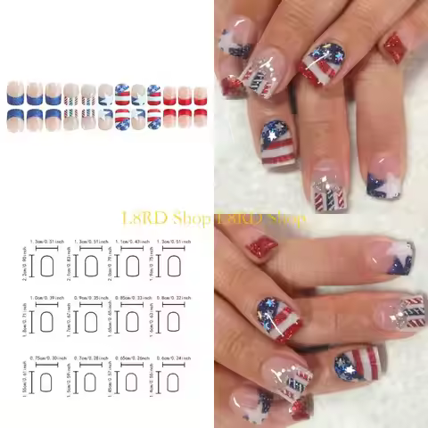 L8RD Square Press on 4th of July Fake Independence Day on Gifts