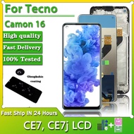 High Quality For Tecno Camon 16 Camon16 CE7 CE7j CE9h MZ-TECNO LCD Display Touch Screen Digitizer As