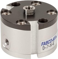 Fabco-Air D-7-X-E Original Pancake Cylinder, Double Acting, Maximum Pressure of 250 PSI, Switch Ready with Magnet, 3/4" Bore Diameter x 3/8" Stroke
