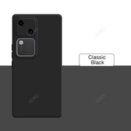 Softcase Casing Pro Camera Vivo V30 5G V30 Pro V30E Black Silicone Full BlackPOLOS