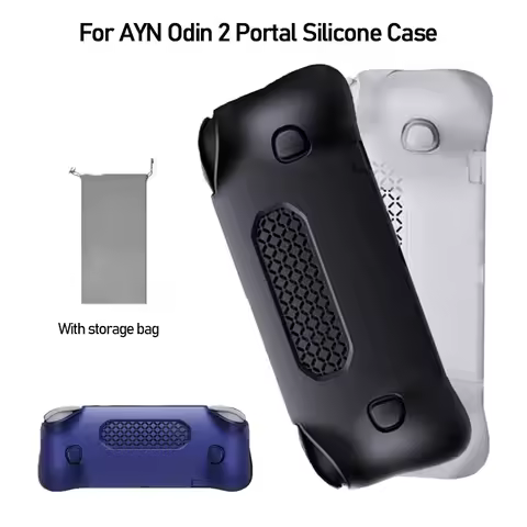 Grip Protect Silicone Case for AYN Odin 2 Portal Game Console Handle Protective Case With Storage Ba