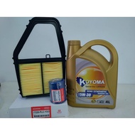 HONDA CIVIC 1.7 S5A AIR FILTER + OIL FILTER + KOYOMA 5W30 SEMI SYNTHETIC ENGINE OIL