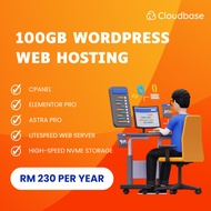 100GB WORDPRESS WEB HOSTING (ELEMENTOR PRO + ASTRO PRO)