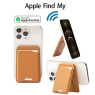 PU Leather Phone Magsafe Wallet with Full Find My Functionality Change Card Holder Phone Magnetic Ho