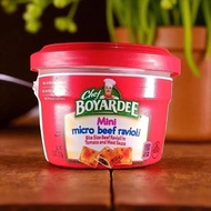 CHEF BOYARDEE MINI BEEF RAVIOLI 213G TO EAT MICROWAVABLE PASTA TOMATO SAUCE USA