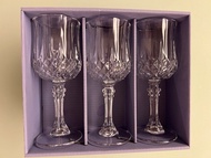 CRISTAL D'ARQUES - Longchamp- 4oz Stemmed Glass, Set of 6 (Made in France)