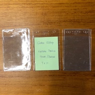 Pvc mica id card plastic 7 x 11 cm
