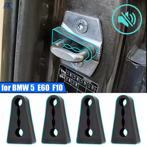Door Lock Buffer Damper For BMW 5 Series E60 E61 F10 F11 F07 Soundproof Insulation Quiet Screaks Dea