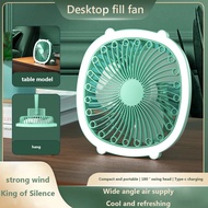 2 in1 desktop wall hanging fan with LED light USB foldable table fan wall mounted hanging ceiling fan 3 speed air cooler fan