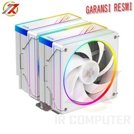 ID-COOLING FROZN A620 ARGB WHITE CPU Cooler Dual Tower 6 Heatpipe