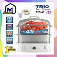 TRIO 43L Food Steamer Pengukus Besar TFS-48 / TFS48