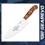 (New) Giesser 8 inch Premium Cut Chef Knife with Spicy Orange Handle (Made in Germany)