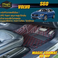 Volvo S60 2011-2019 Set B (เฉพาะห้องโดยสาร 2แถว) พรมรถยนต์ Volvo S60 พรม6D VIP Magic Carmat