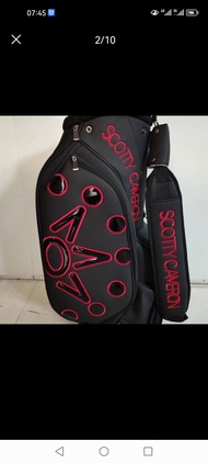 Aoberta Golf Bag Mens Multi-color Circle Tpu Matte Waterproof Professional Golf Bag Equipment Bag