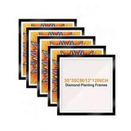 1/3/5pcs Diamond Painting Frame, Suitable For 11.81x11.81 Inch/30x30 Cm Square Diamond Painting Canv