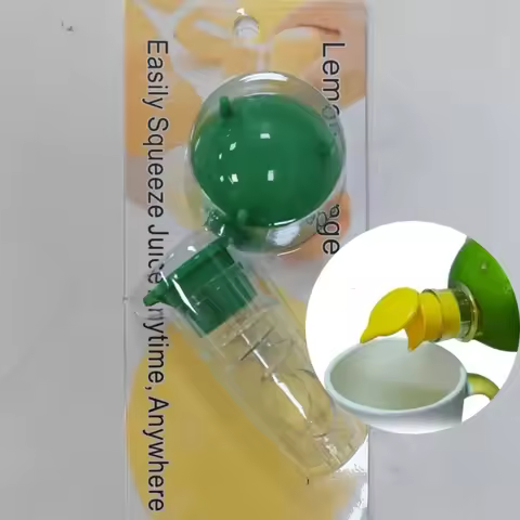 Plastic Lemon Squeezer Manual Lemon Juicer Screw-Top Hand Juicer Pourer Citrus Squeezer Juice Extrac