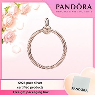 Pandora Latest S925 Pure Silver Jewelry Package Duty Free Pandora Moments Plated Medium O Pendant