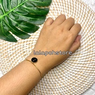 CHAIN DRAWSTRING BRACELET INITIAL DRAWSTRING BRACELET/ CHAIN BRACELET/