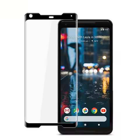 Full Cover Curved Tempered Glass For Google Pixel 2 XL Screen Protector protective film For Google P
