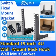 1U/2U/3U/4U/5U/6U Rack Wall Mount Bracket Switch Fixed  for DVR Switch  Distribution boxes, optical 