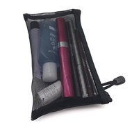 BEAUTYBIGBANG 1 pcs Multipurpose Nylon Mesh Cosmetic Bag Makeup Bag Travel Cases Pencil Case Travel Organizers